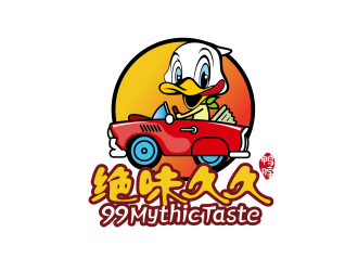 安冬的99 Mythic Taste（開小汽車的鴨子）logo設(shè)計(jì)