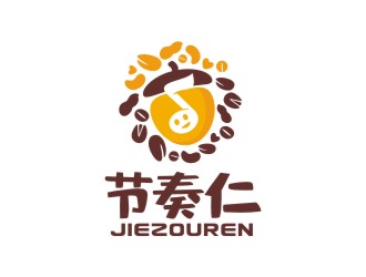 節(jié)奏仁干果食品商標(biāo)設(shè)計logo設(shè)計