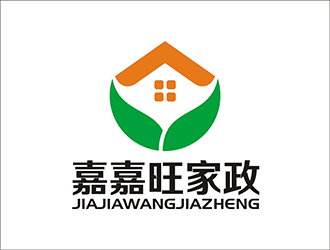 周都響的北京嘉嘉旺家政服務(wù)有限公司logo設(shè)計(jì)