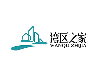 秦曉東的灣區之家地產標志設計logo設計