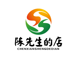 張俊的陳先生的店logo設計