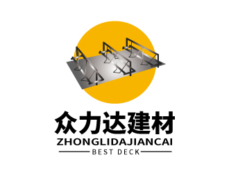 張俊的江蘇眾力達建材科技有限公司logo設計