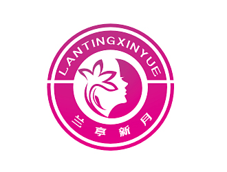 李杰的蘭亭新月logo設計