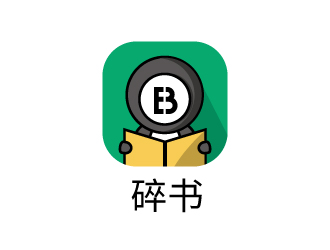 張俊的碎書APP標志設計logo設計