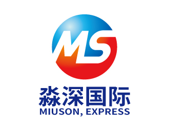 張俊的淼深國際跨境出口logo設計