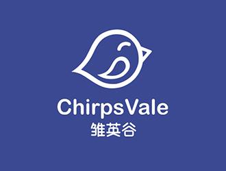 吳曉偉的雛英谷/ChirpsVale英語(yǔ)教育logo設(shè)計(jì)logo設(shè)計(jì)