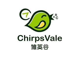 吳曉偉的雛英谷/ChirpsVale英語(yǔ)教育logo設(shè)計(jì)logo設(shè)計(jì)