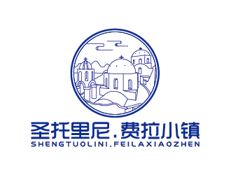 王濤的圣托里尼.費拉小鎮地產logo設計logo設計