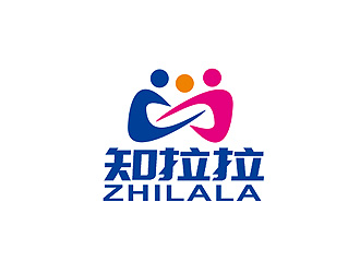 盛銘的知拉拉互聯網字體設計logo設計