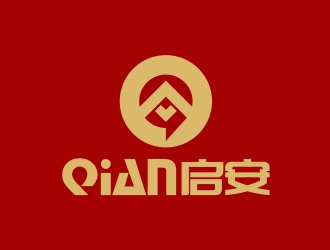 陳國(guó)偉的啟安logo設(shè)計(jì)