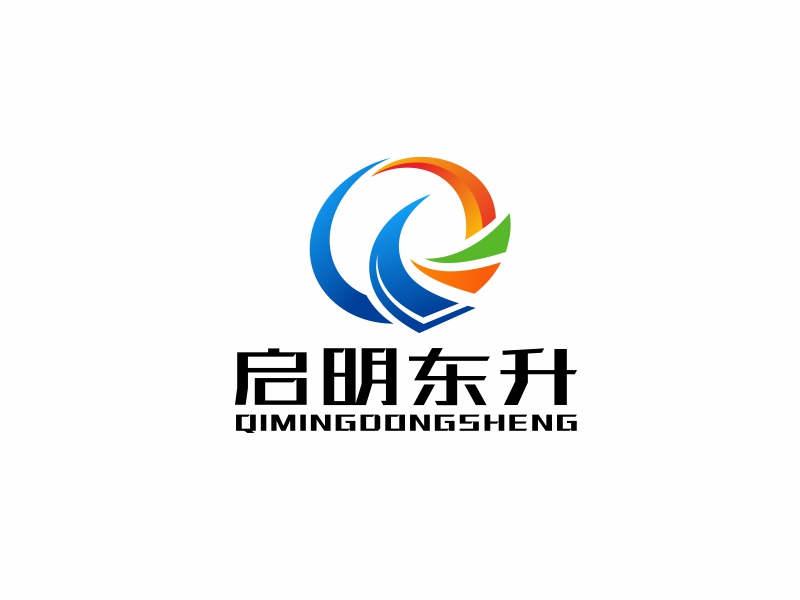 北京啟明東升印刷設計有限公司logo設計