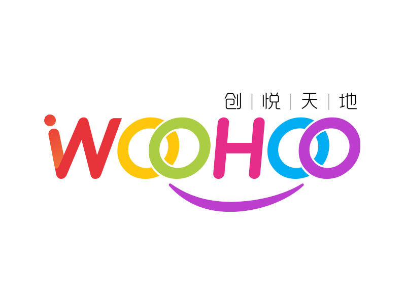 中文名：創(chuàng)悅天地    ；  英文名：WOOHOOlogo設計