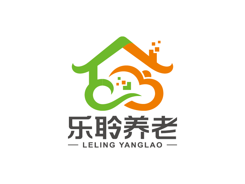 王濤的樂聆養老logo設計