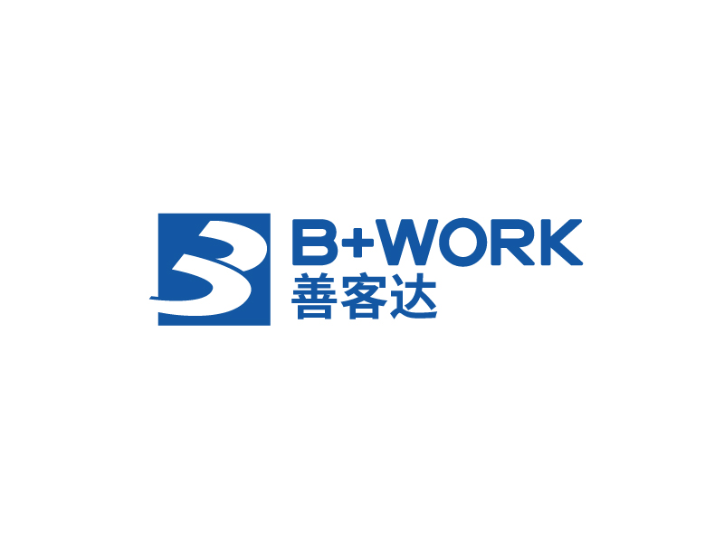 張俊的B+WORK  善客達logo設計