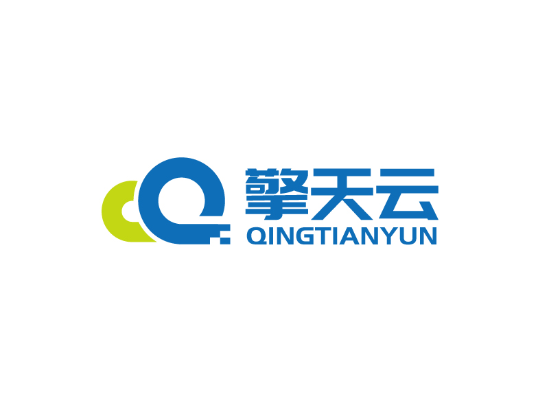 張俊的擎天云qingtianyunlogo設計