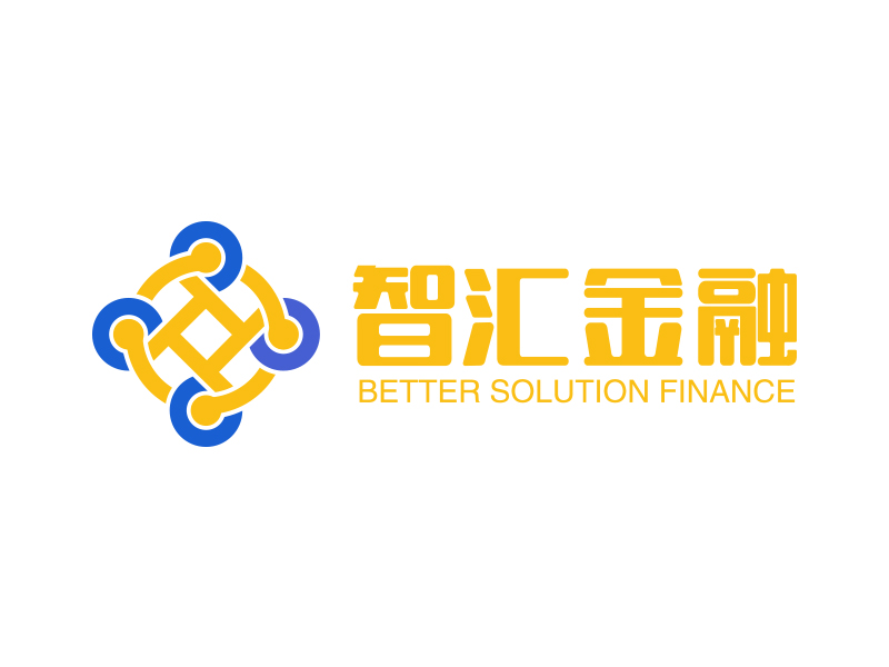 莊胥超的智匯金融 better solution financelogo設(shè)計