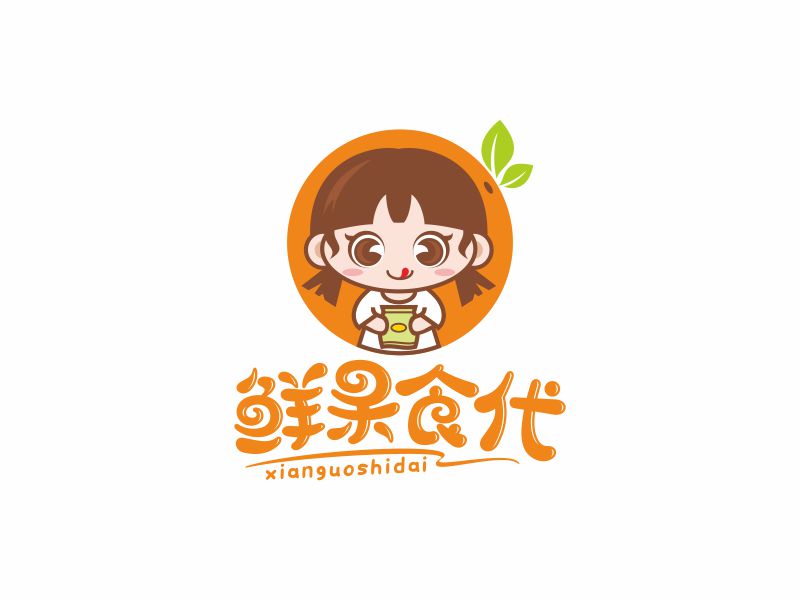 鮮果食代logo設(shè)計