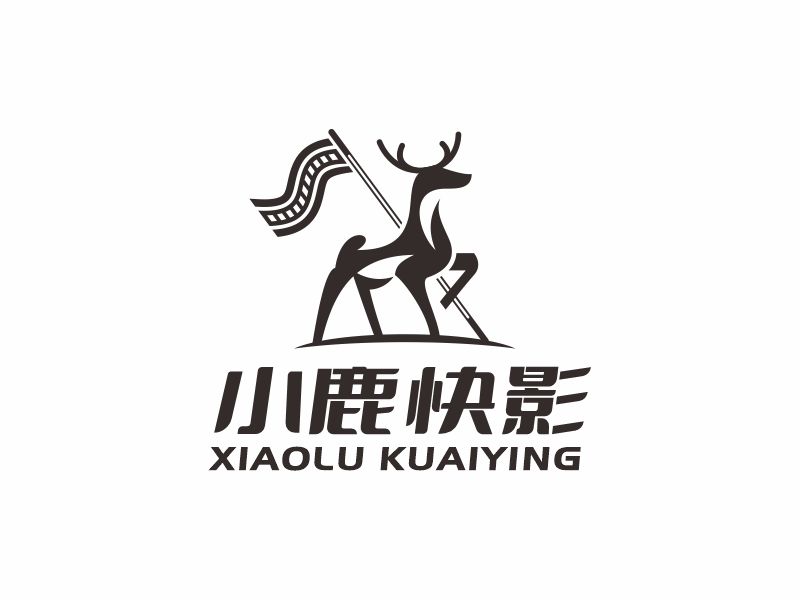 何嘉健的小鹿快影logo設計