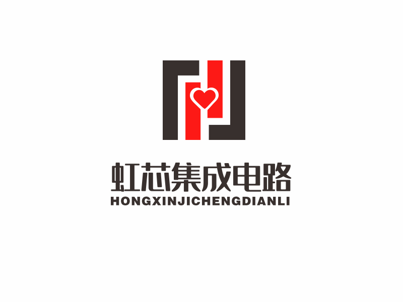 馬文明的虹芯集成電路logo設計