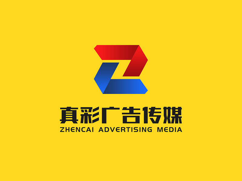 吳曉偉的真彩廣告傳媒logo設計