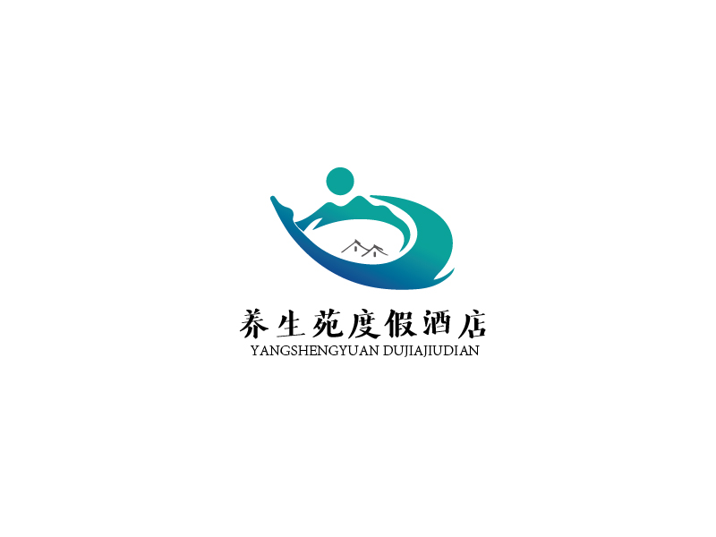 秦光華的養生苑度假酒店logo設計