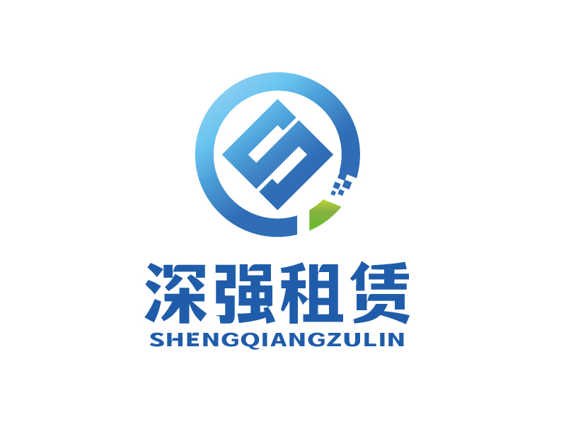 張俊的深強(qiáng)租賃logo設(shè)計