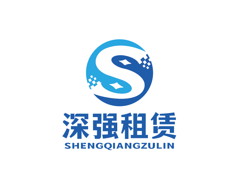 張俊的深強(qiáng)租賃logo設(shè)計