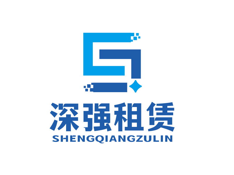 張俊的深強(qiáng)租賃logo設(shè)計