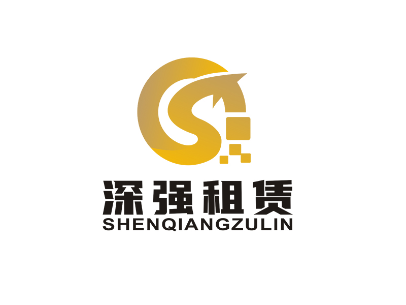 李杰的深強(qiáng)租賃logo設(shè)計