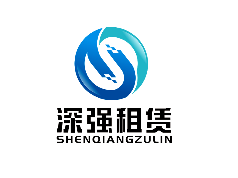 李杰的深強(qiáng)租賃logo設(shè)計