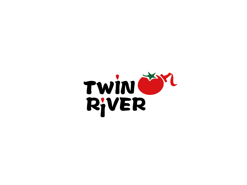 于偉光的TWIN RIVER工廠LOGO設計logo設計