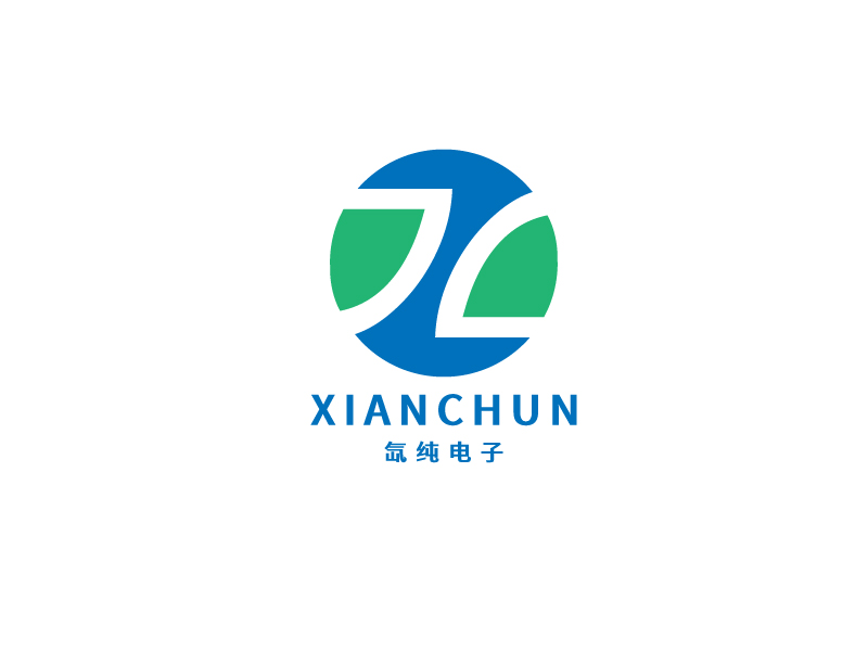 李寧的江蘇氙純電子材料有限公司logo設計