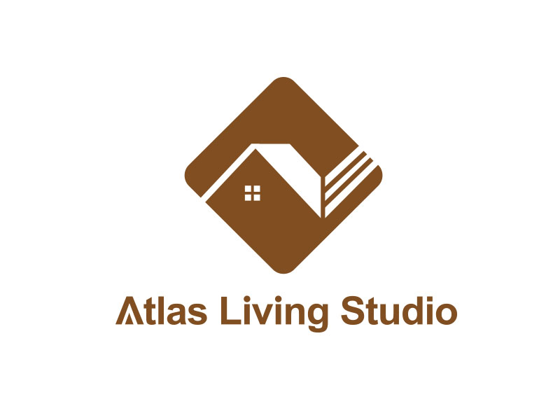 朱紅娟的Atlas Living Studiologo設計