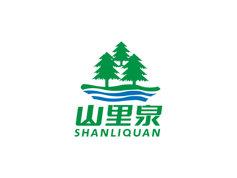 李寧的山里泉logo設計